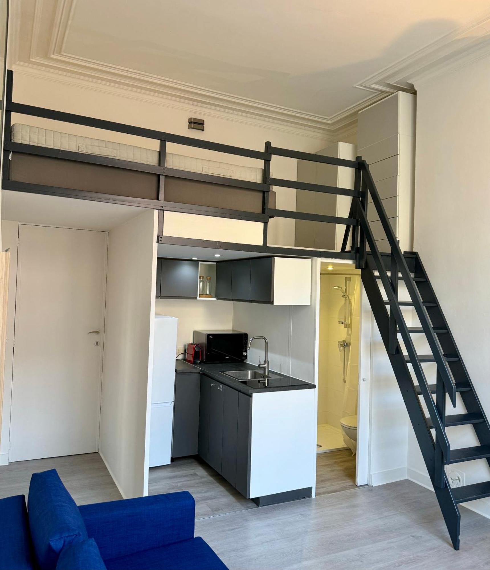 Studio Avec Chambre En Mezzanine 布鲁塞尔 外观 照片